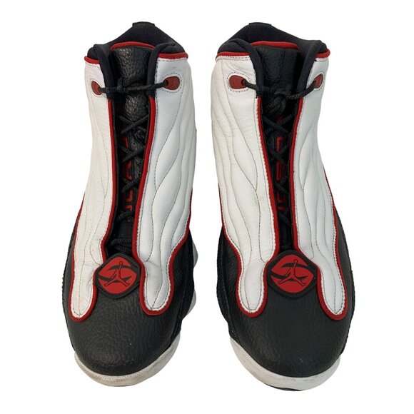 Nike Air Jordan 10.5 US Men’s Basketball Shoes Black/White/Red 7311 Used - Picture 9 of 12